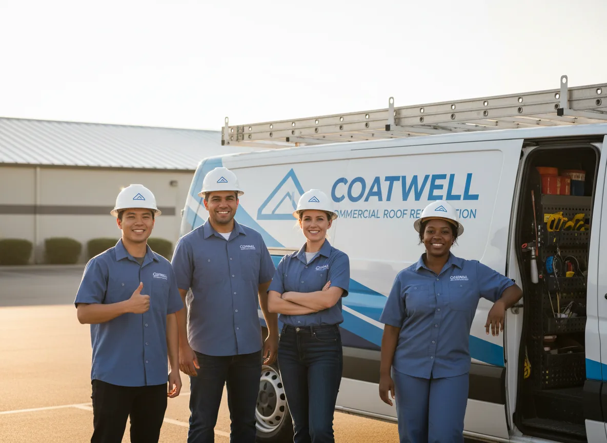 Commercial roof coating company in Bruno, MN